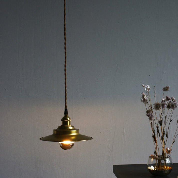 Cedric gold industrial pendant light - DWHOME