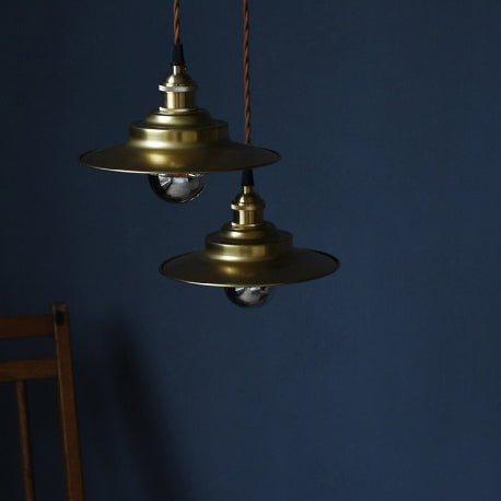 Cedric gold industrial pendant light - DWHOME