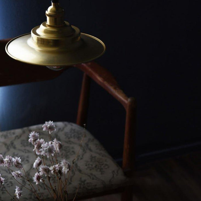 Cedric gold industrial pendant light - DWHOME