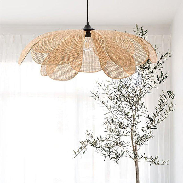 Cefalu Rattan Petals Pendant Light - DWHOME