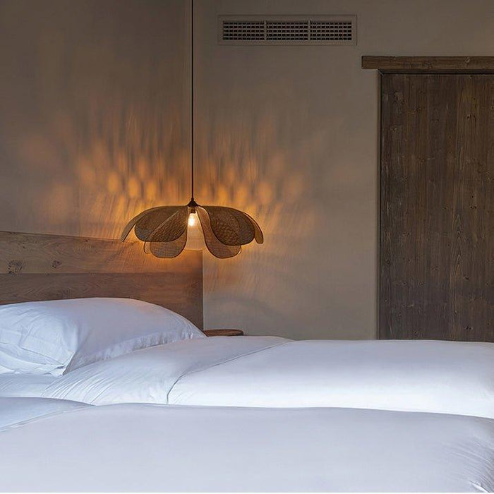 Cefalu Rattan Petals Pendant Light - DWHOME