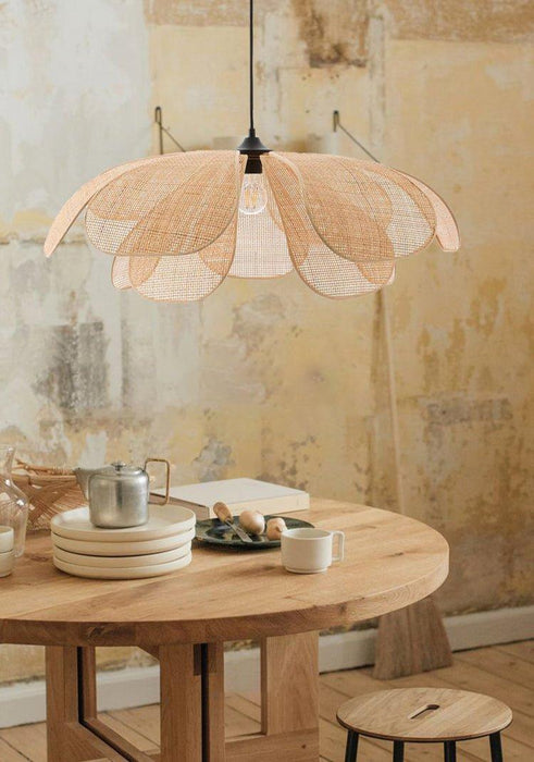 Cefalu Rattan Petals Pendant Light - DWHOME