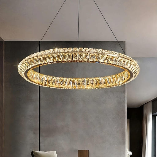 Bacci Crystal Modern Ceiling Light Fixture-DWHOME