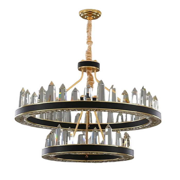 Villa 2-Tier Contemporary Chandelier-DWHOME