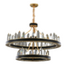 Villa 2-Tier Contemporary Chandelier-DWHOME