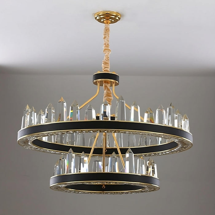 Villa 2-Tier Contemporary Chandelier-DWHOME