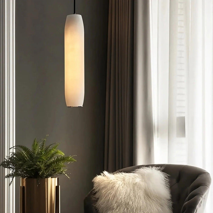 Moonshade Natural Marble Pendant Light-DWHOME
