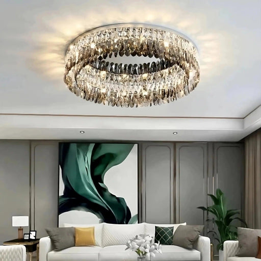 Giano Crystal Ceiling Light Fixture-DWHOME