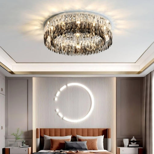 Giano Crystal Ceiling Light Fixture-DWHOME