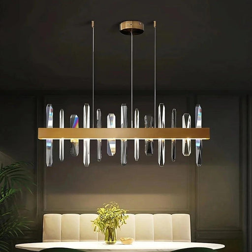 Calvi Crystal Dining Room Chandelier-DWHOME