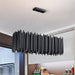 Vigo Rectangle Chandelier, Black - DWHOME
