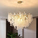 Albero Frosted Glass Modern Chandelier-DWHOME
