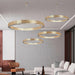 Alleri 4-Ring Crystal Modern Chandelier - DWHOME