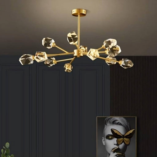 Diamante 12-Light Crystal Chandelier-DWHOME