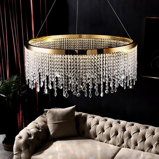 Adena Crystal Modern Ring Chandelier - DWHOME