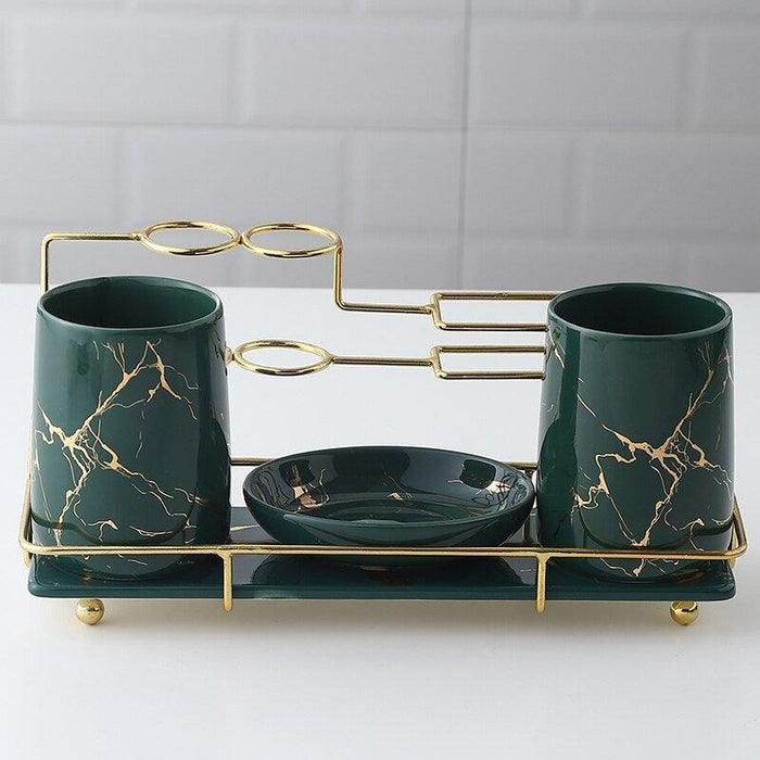 Ceramic Bathroom Accessories Set - DWHOME