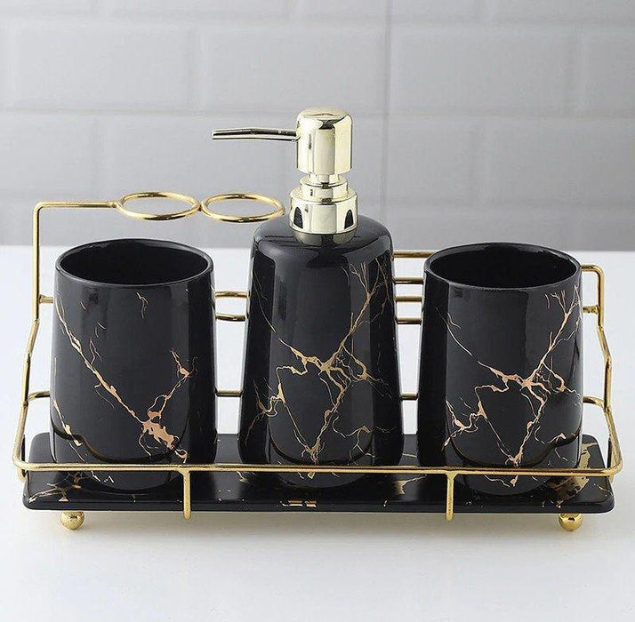 Ceramic Bathroom Accessories Set - DWHOME