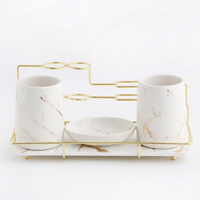 Ceramic Bathroom Accessories Set - DWHOME
