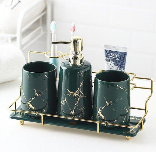 Ceramic Bathroom Accessories Set - DWHOME