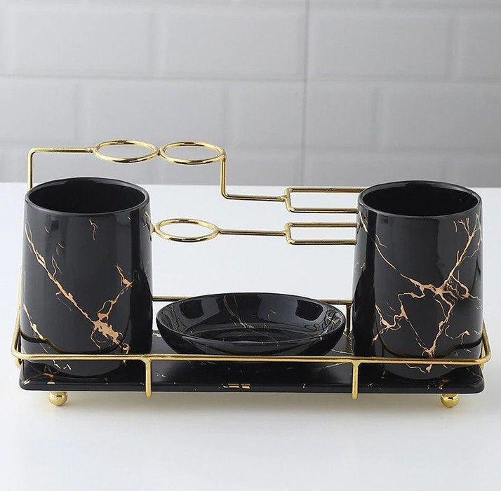 Ceramic Bathroom Accessories Set - DWHOME