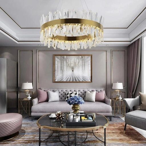 Calvi Crystal Chandelier-DWHOME
