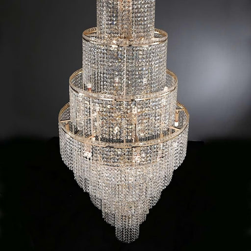 Alleri Crystal Staircase Chandelier-DWHOME
