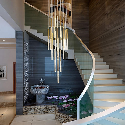 Modern Ceiling LED Duplex Chandelier-DWHOME