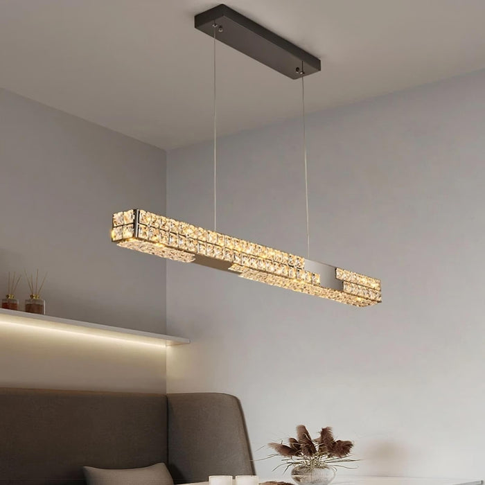 Bacci 47" Crystal Dining Room Chandelier-DWHOME