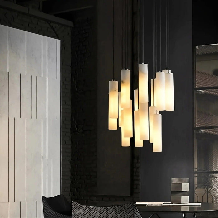 16-Pendant Marble Light Fixture - DWHOME
