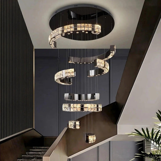 Bacci 40" Crystal Chandelier-DWHOME