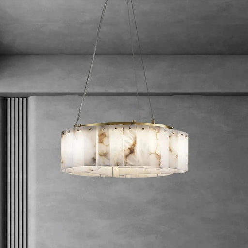 Natural Marble Modern Chandelier Light-DWHOME