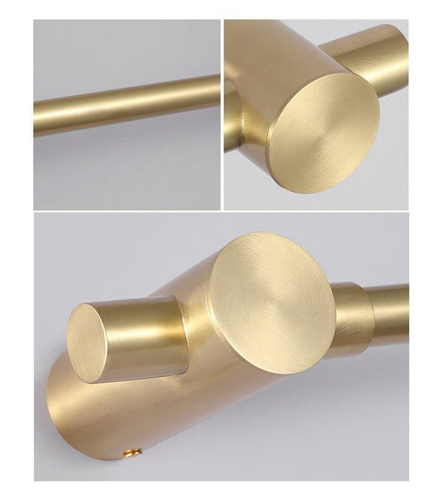 Chester Minimalist Line LED Brass Wall Light-DWHOME