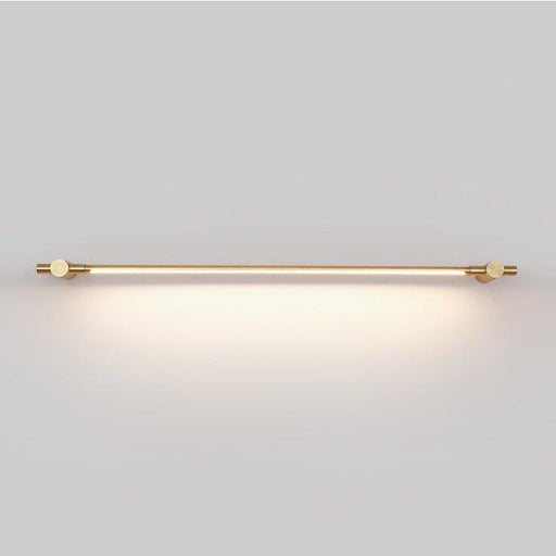 Chester Minimalist Line LED Brass Wall Light-DWHOME
