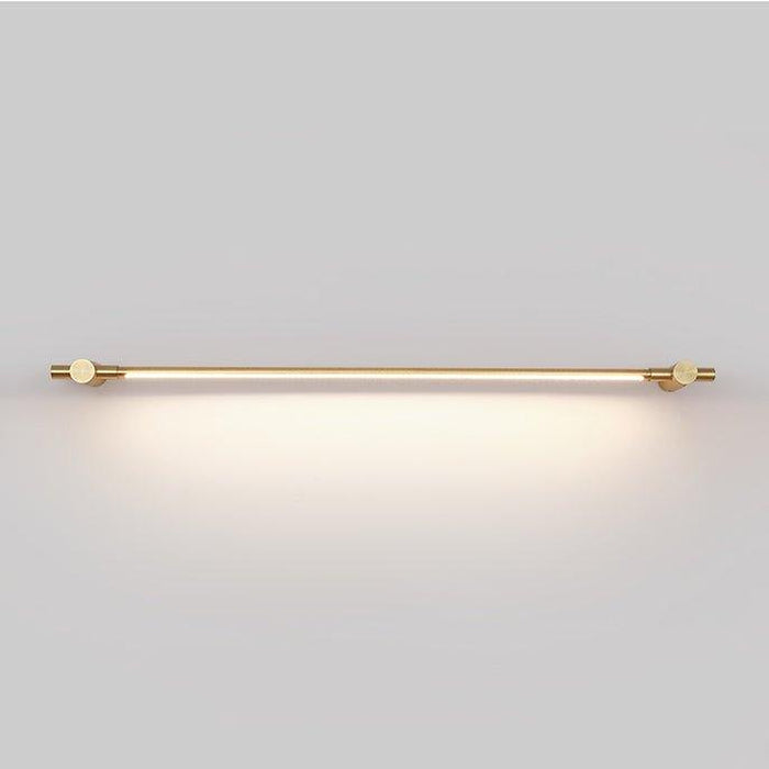 Chester Minimalist Line LED Brass Wall Light-DWHOME