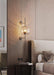 Chiswick Glass Shade Brass Fitting Wall Light-DWHOME