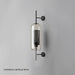 Chiswick Glass Shade Brass Fitting Wall Light-DWHOME