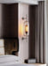 Chiswick Glass Shade Brass Fitting Wall Light-DWHOME