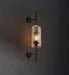 Chiswick Glass Shade Brass Fitting Wall Light-DWHOME