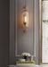 Chiswick Glass Shade Brass Fitting Wall Light-DWHOME