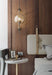 Chiswick Glass Shade Brass Fitting Wall Light-DWHOME