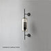 Chiswick Glass Shade Brass Fitting Wall Light-DWHOME