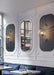 Chiswick Glass Shade Brass Fitting Wall Light-DWHOME