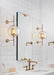 Chiswick Glass Shade Brass Fitting Wall Light-DWHOME