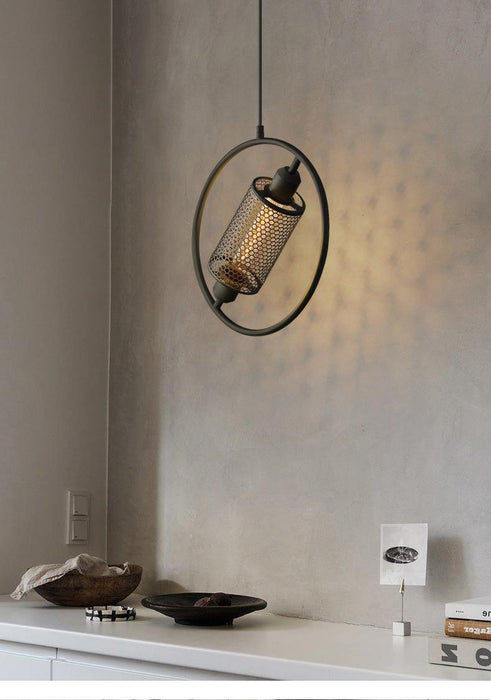 Chiswick Hoop Minimalist Brass Fitting Pendant Light - DWHOME