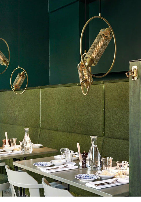 Chiswick Hoop Minimalist Brass Fitting Pendant Light - DWHOME