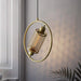 Chiswick Hoop Minimalist Brass Fitting Pendant Light - DWHOME