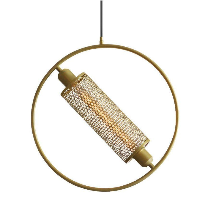 Chiswick Hoop Minimalist Brass Fitting Pendant Light - DWHOME