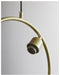 Chiswick Hoop Minimalist Brass Fitting Pendant Light - DWHOME