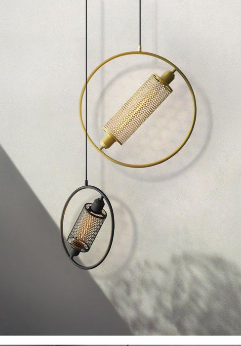 Chiswick Hoop Minimalist Brass Fitting Pendant Light - DWHOME