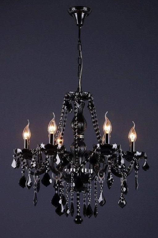 Chloe Black Crystal Chandelier-DWHOME